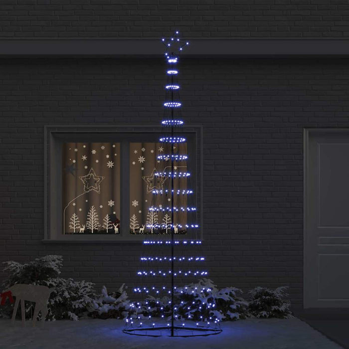Brad de Crăciun LED cu 355 LED albastru 302,5 cm Metal - WALTI WALTI