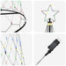 Brad de Crăciun LED cu 455 LED Multicolour 399 cm Metal - WALTI WALTI