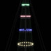 Brad de Crăciun LED cu 455 LED Multicolour 399 cm Metal - WALTI WALTI
