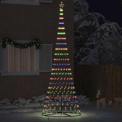 Brad de Crăciun LED cu 455 LED Multicolour 399 cm Metal - WALTI WALTI