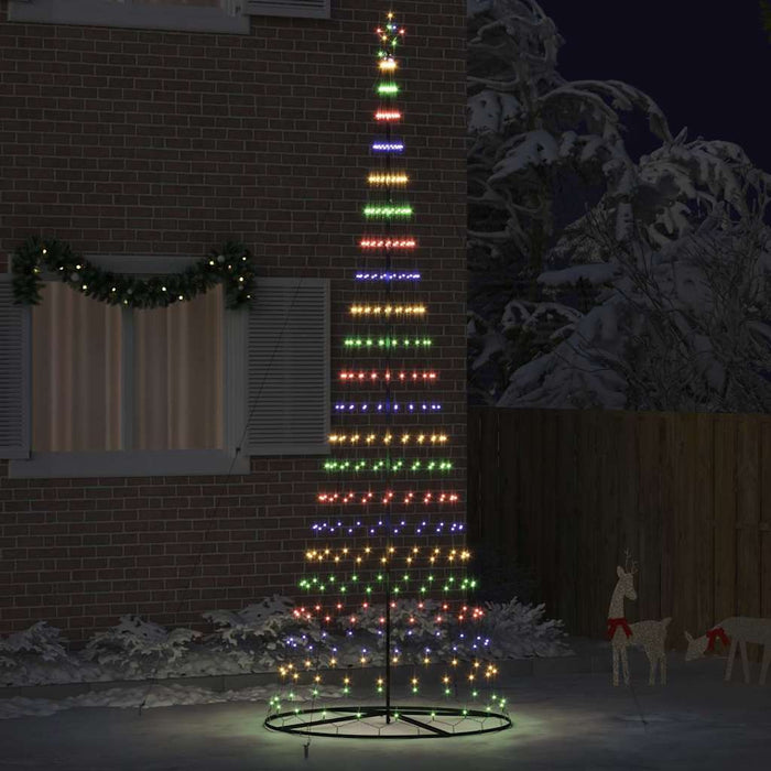 Brad de Crăciun LED cu 455 LED Multicolour 399 cm Metal - WALTI WALTI