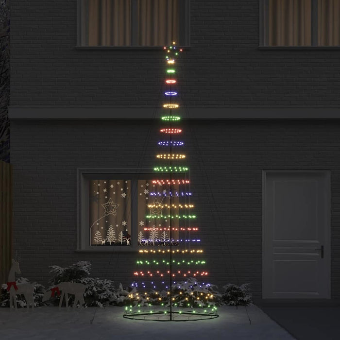 Brad de Crăciun LED cu 455 LED Multicolour 399 cm Metal - WALTI WALTI