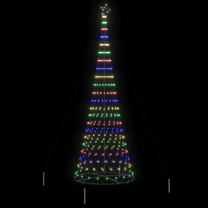 Brad de Crăciun LED cu 455 LED Multicolour 399 cm Metal - WALTI WALTI