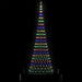 Brad de Crăciun LED cu 455 LED Multicolour 399 cm Metal - WALTI WALTI