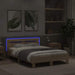Cadru de pat cu led Sonoma 137 x 190 cm Lemn compozit - WALTI WALTI
