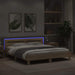 Cadru de pat cu led Sonoma 193 x 203 cm Lemn compozit - WALTI WALTI