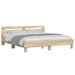 Cadru de pat cu led Sonoma 193 x 203 cm Lemn compozit - WALTI WALTI