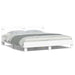 Cadru de pat cu led cu headboard Alb 193 x 203 cm Lemn compozit - WALTI WALTI