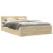 Cadru de pat cu sertar 2 pcs Sonoma 137 x 188 cm Lemn compozit - WALTI WALTI