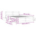 Cadru de pat cu sertar 2 pcs Sonoma 137 x 188 cm Lemn compozit - WALTI WALTI
