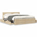 Cadru de pat cu sertar 2 pcs Sonoma 153 x 203 cm Lemn compozit - WALTI WALTI