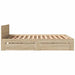 Cadru de pat cu sertar 2 pcs Sonoma 153 x 203 cm Lemn compozit - WALTI WALTI