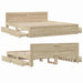 Cadru de pat cu sertar 2 pcs Sonoma 193 x 203 cm Lemn compozit - WALTI WALTI