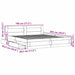 Cadru de pat cu sertar 2 pcs Sonoma 193 x 203 cm Lemn compozit - WALTI WALTI