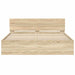Cadru de pat cu headboard Sonoma 152 x 203 cm Lemn compozit - WALTI WALTI