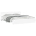 Cadru de pat cu headboard 2 pcs Alb 193 x 203 cm Lemn compozit - WALTI WALTI
