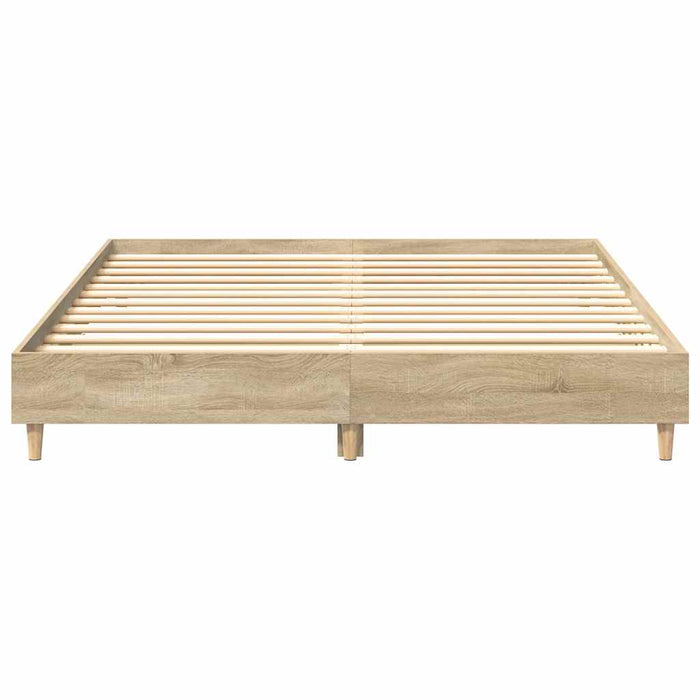Cadru de pat 2 pcs Sonoma 152 x 203 cm Lemn compozit - WALTI WALTI