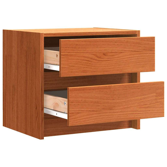 Mese de noptieră 2 pcs Maroniu cerat 40 x 30.5 x 35.5 cm - WALTI WALTI