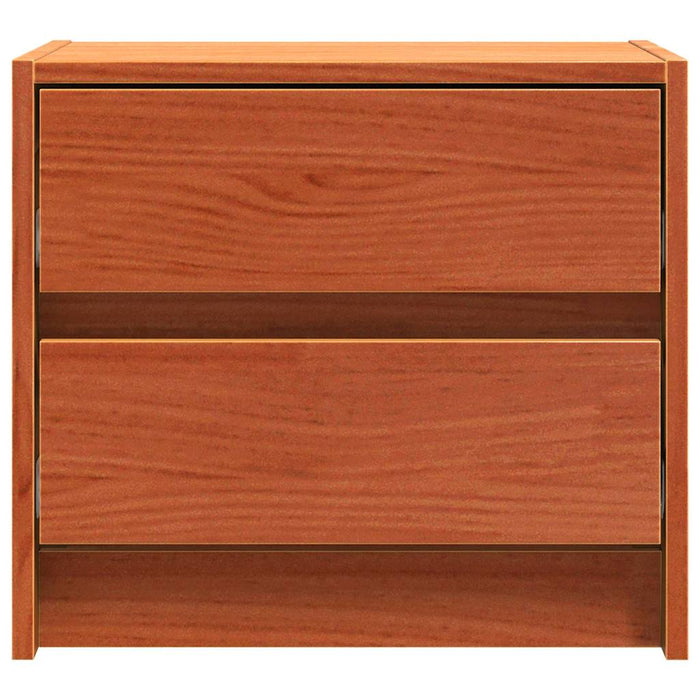 Mese de noptieră 2 pcs Maroniu cerat 40 x 30.5 x 35.5 cm - WALTI WALTI