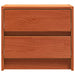 Mese de noptieră 2 pcs Maroniu cerat 40 x 30.5 x 35.5 cm - WALTI WALTI