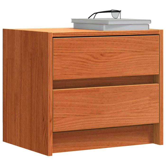 Mese de noptieră 2 pcs Maroniu cerat 40 x 30.5 x 35.5 cm - WALTI WALTI
