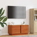 Cabinet TV Maroniu cerat 80 x 35 x 40,5 cm Lemn de pin masiv - WALTI WALTI