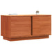 Cabinet TV Maroniu cerat 80 x 35 x 40,5 cm Lemn de pin masiv - WALTI WALTI
