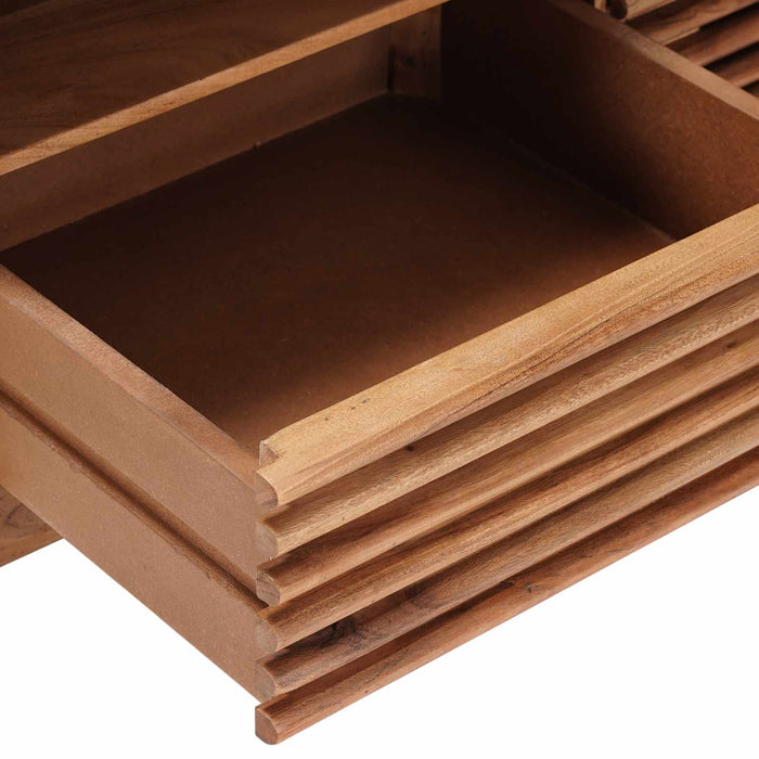 Masă de cafea cu sertar natural 85 x 45,5 x 40 cm - WALTI WALTI