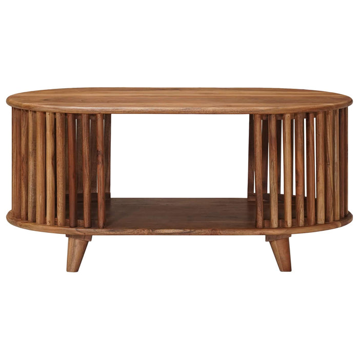 Masă de cafea natural 85 x 50 x 40 cm - WALTI WALTI