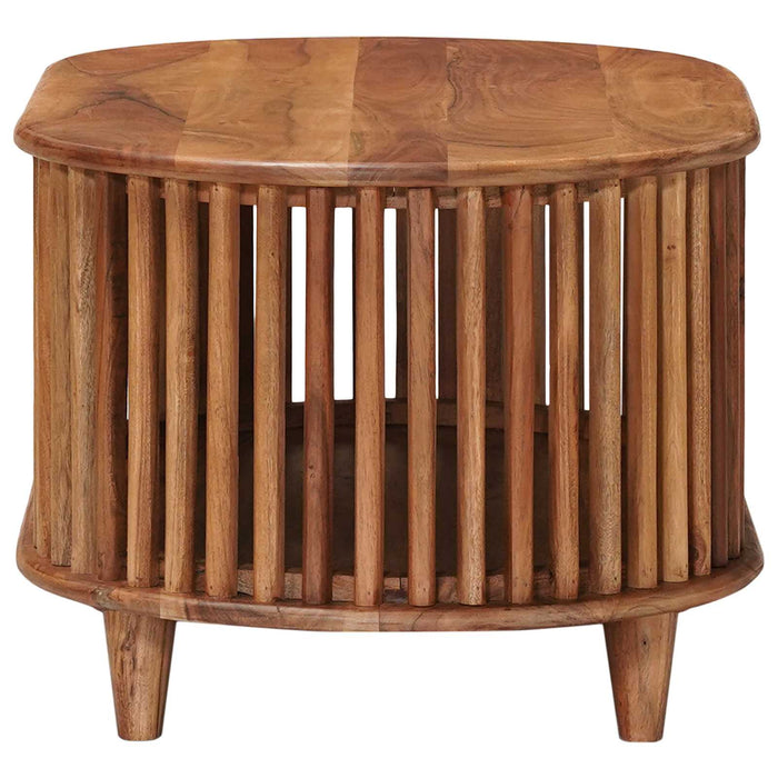 Masă de cafea natural 85 x 50 x 40 cm - WALTI WALTI