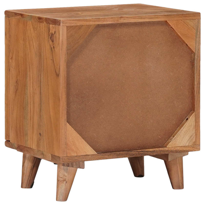 Noptieră handmade natural 40 x 30 x 45 cm Lemn Solid de Acacia - WALTI WALTI