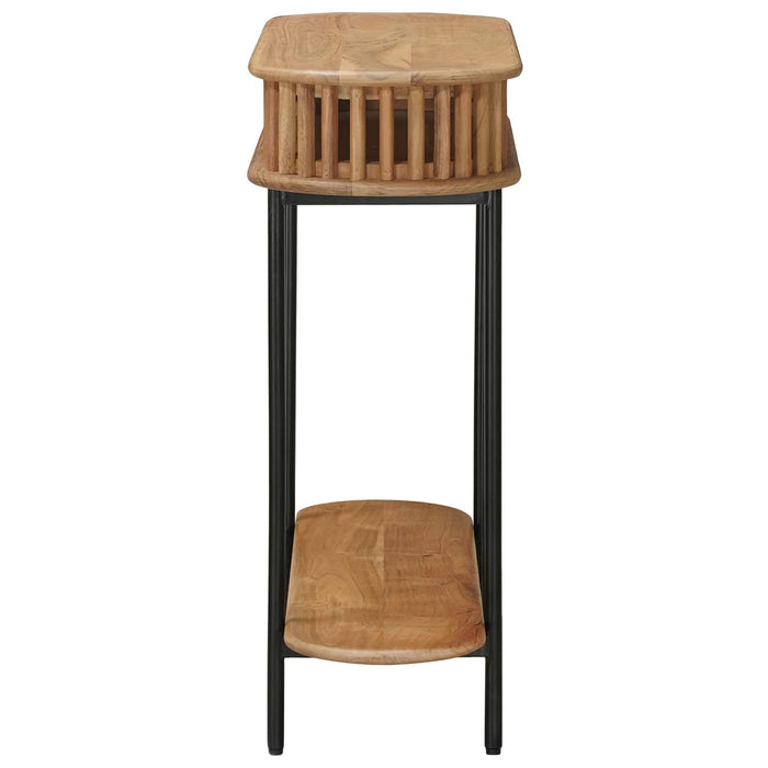 Masă de final hand made Culoare exactă: Maro Teak WALTI