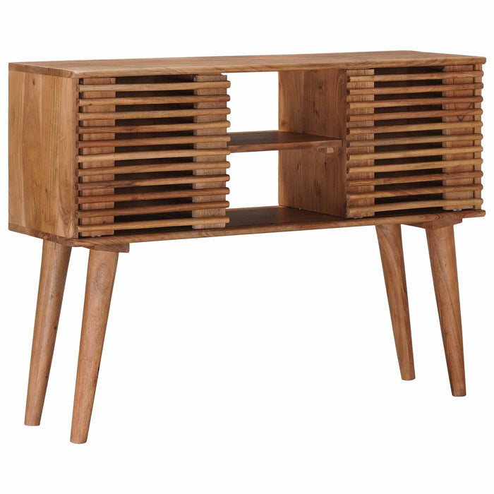 Mese de capăt cu depozitare cu ușă natural 100 x 30 x 75 cm - WALTI WALTI