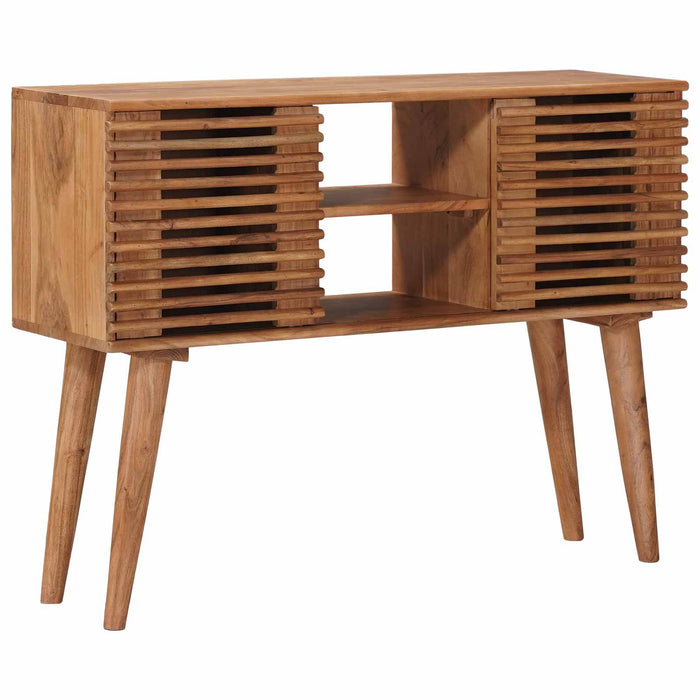 Mese de capăt cu depozitare cu ușă natural 100 x 30 x 75 cm - WALTI WALTI