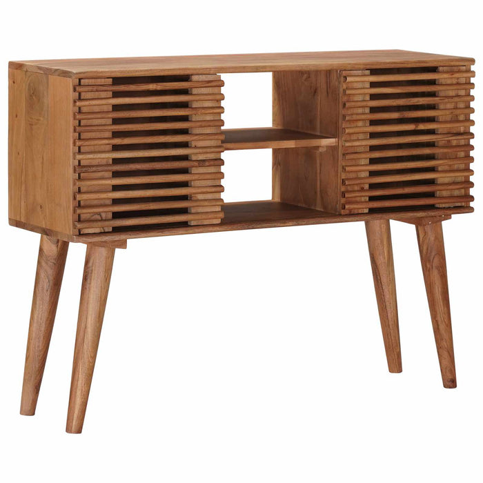 Mese de capăt cu depozitare cu ușă natural 100 x 30 x 75 cm - WALTI WALTI