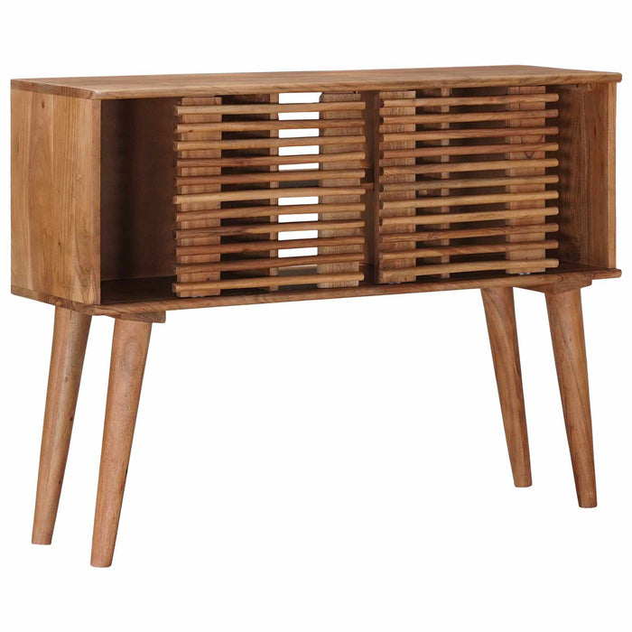 Mese de capăt cu depozitare cu ușă natural 100 x 30 x 75 cm - WALTI WALTI