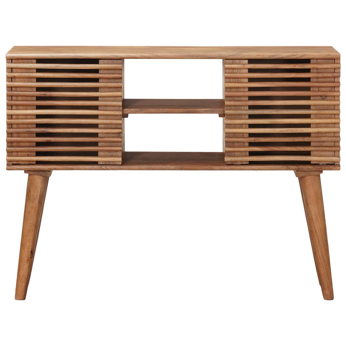 Mese de capăt cu depozitare cu ușă natural 100 x 30 x 75 cm - WALTI WALTI