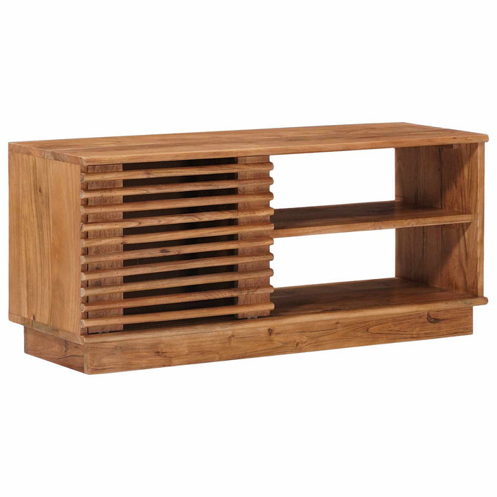 Cabinet TV cu depozitare cu ușă natural 90 x 30 x 40 cm - WALTI WALTI