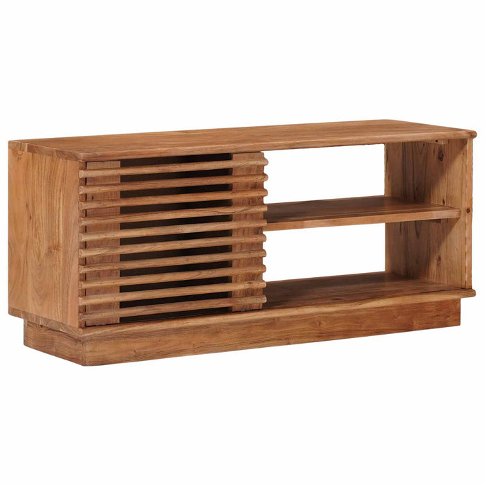 Cabinet TV cu depozitare cu ușă natural 90 x 30 x 40 cm - WALTI WALTI
