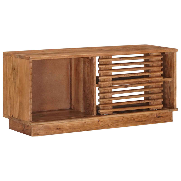 Cabinet TV cu depozitare cu ușă natural 90 x 30 x 40 cm - WALTI WALTI