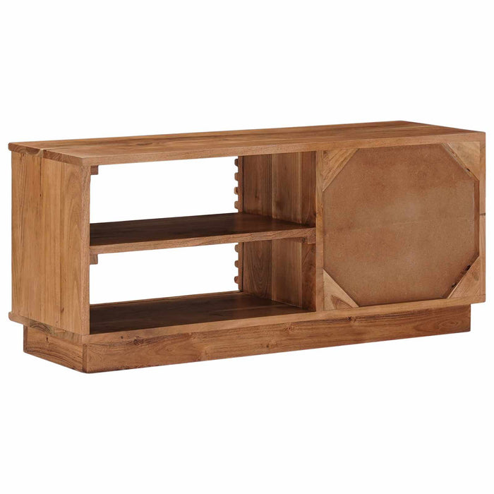 Cabinet TV cu depozitare cu ușă natural 90 x 30 x 40 cm - WALTI WALTI