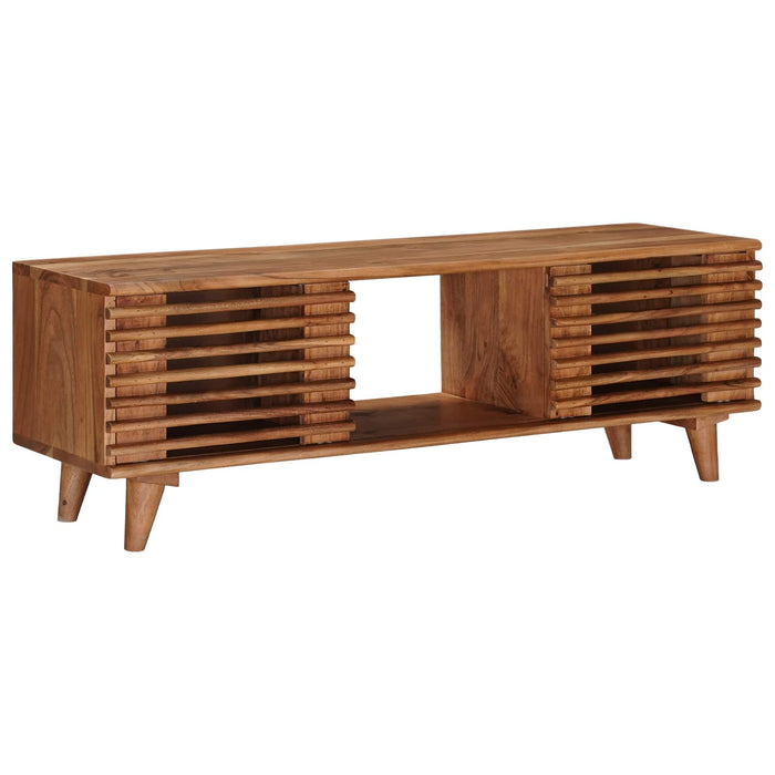 Cabinet TV cu depozitare cu ușă natural 105 x 30 x 35 cm - WALTI WALTI