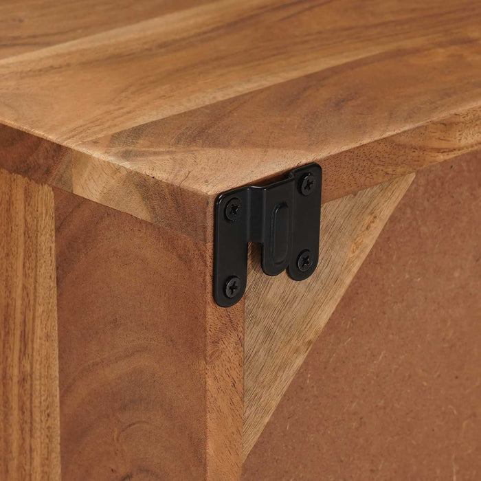 Cabinet TV cu depozitare cu ușă natural 105 x 30 x 22,5 cm - WALTI WALTI