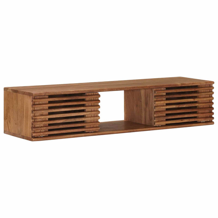 Cabinet TV cu depozitare cu ușă natural 105 x 30 x 22,5 cm - WALTI WALTI