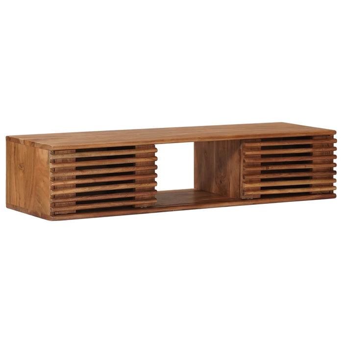 Cabinet TV cu depozitare cu ușă natural 105 x 30 x 22,5 cm - WALTI WALTI