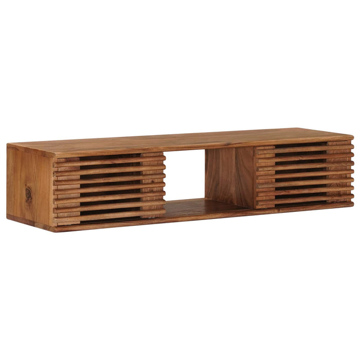 Cabinet TV cu depozitare cu ușă natural 105 x 30 x 22,5 cm - WALTI WALTI