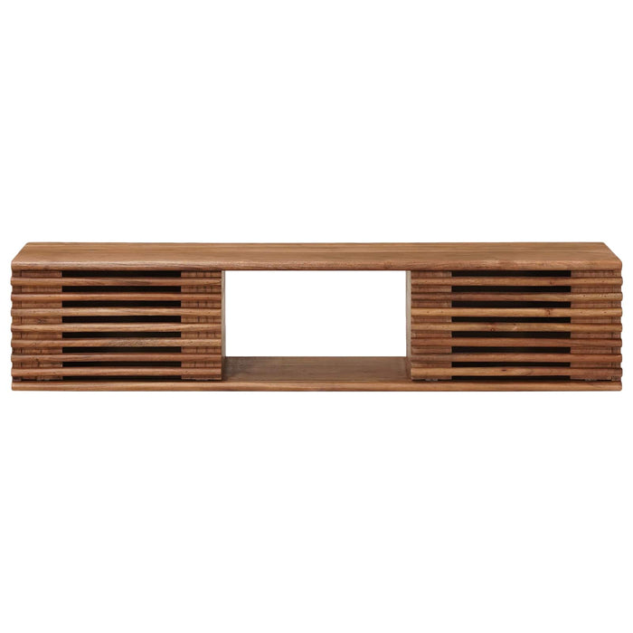 Cabinet TV cu depozitare cu ușă natural 105 x 30 x 22,5 cm - WALTI WALTI