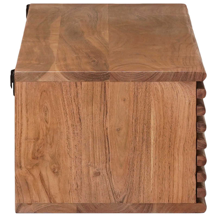 Cabinet TV cu depozitare cu ușă natural 105 x 30 x 22,5 cm - WALTI WALTI