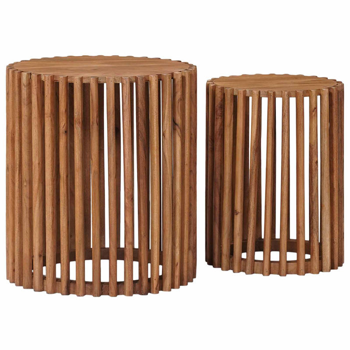 Set măsuțe laterale cu depozitare cu ușă Maro 40 x 40 x 45 cm - WALTI WALTI