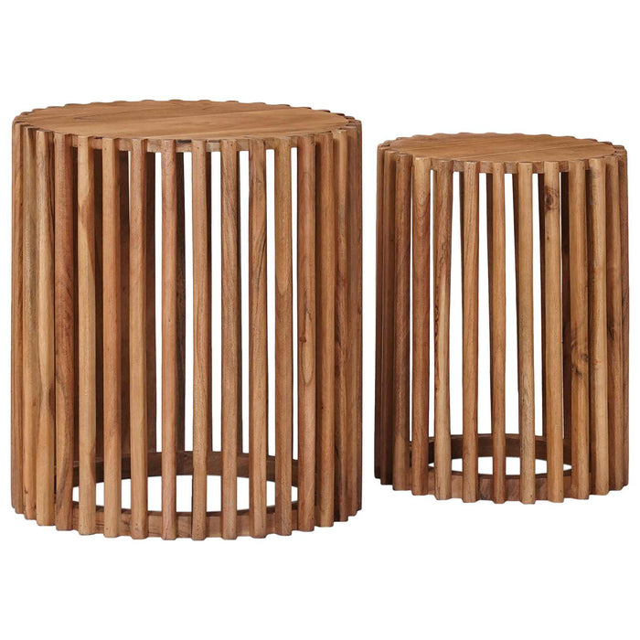 Set măsuțe laterale cu depozitare cu ușă Maro 40 x 40 x 45 cm - WALTI WALTI